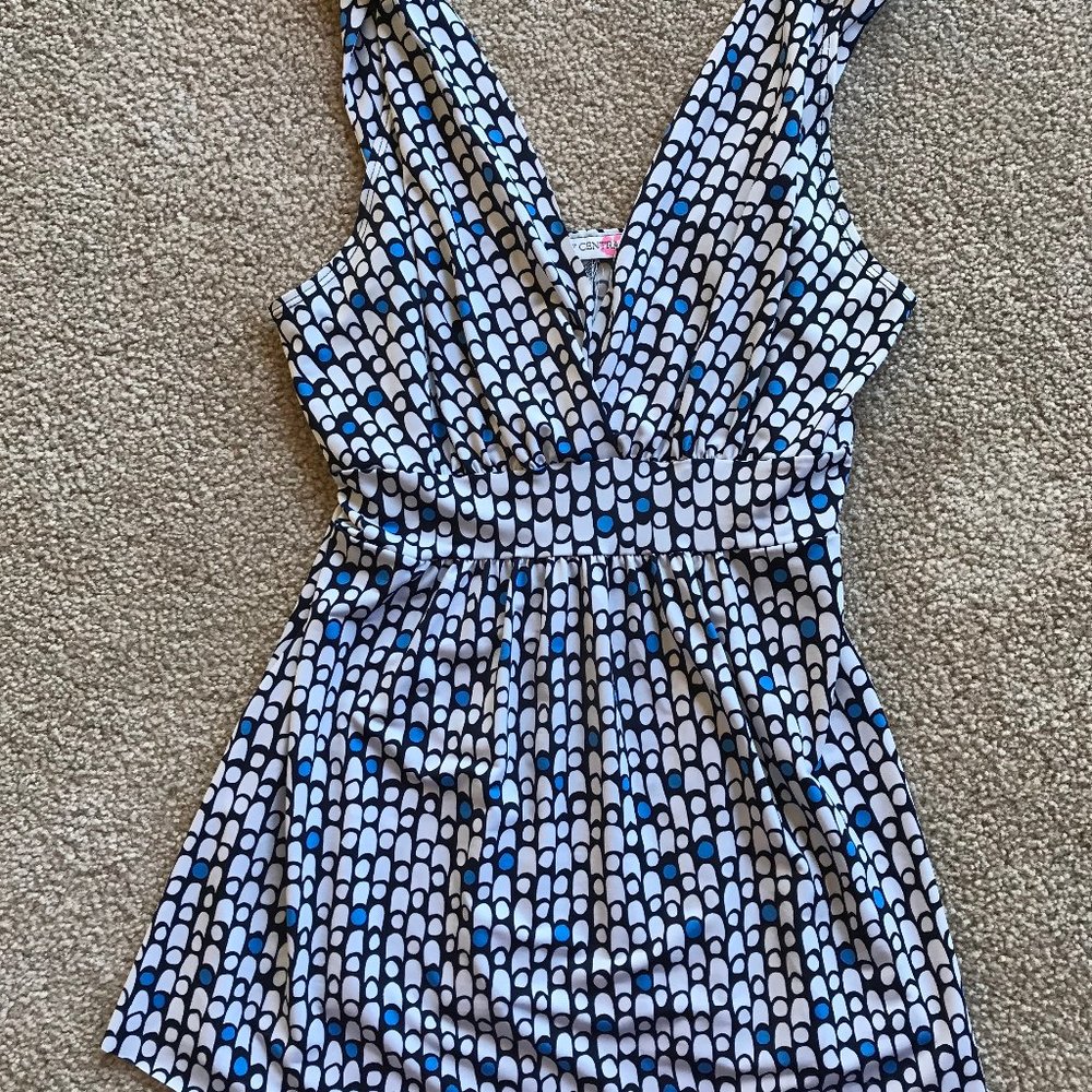 Body Central Blue Multi Top